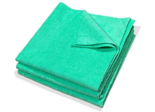 Edgeless microfiber cloths