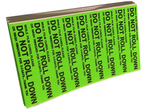 Window reminder stickers (100 pack)