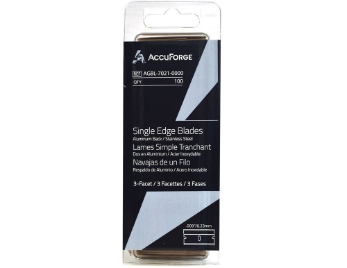Stainless 1 inch blades (100 pack)